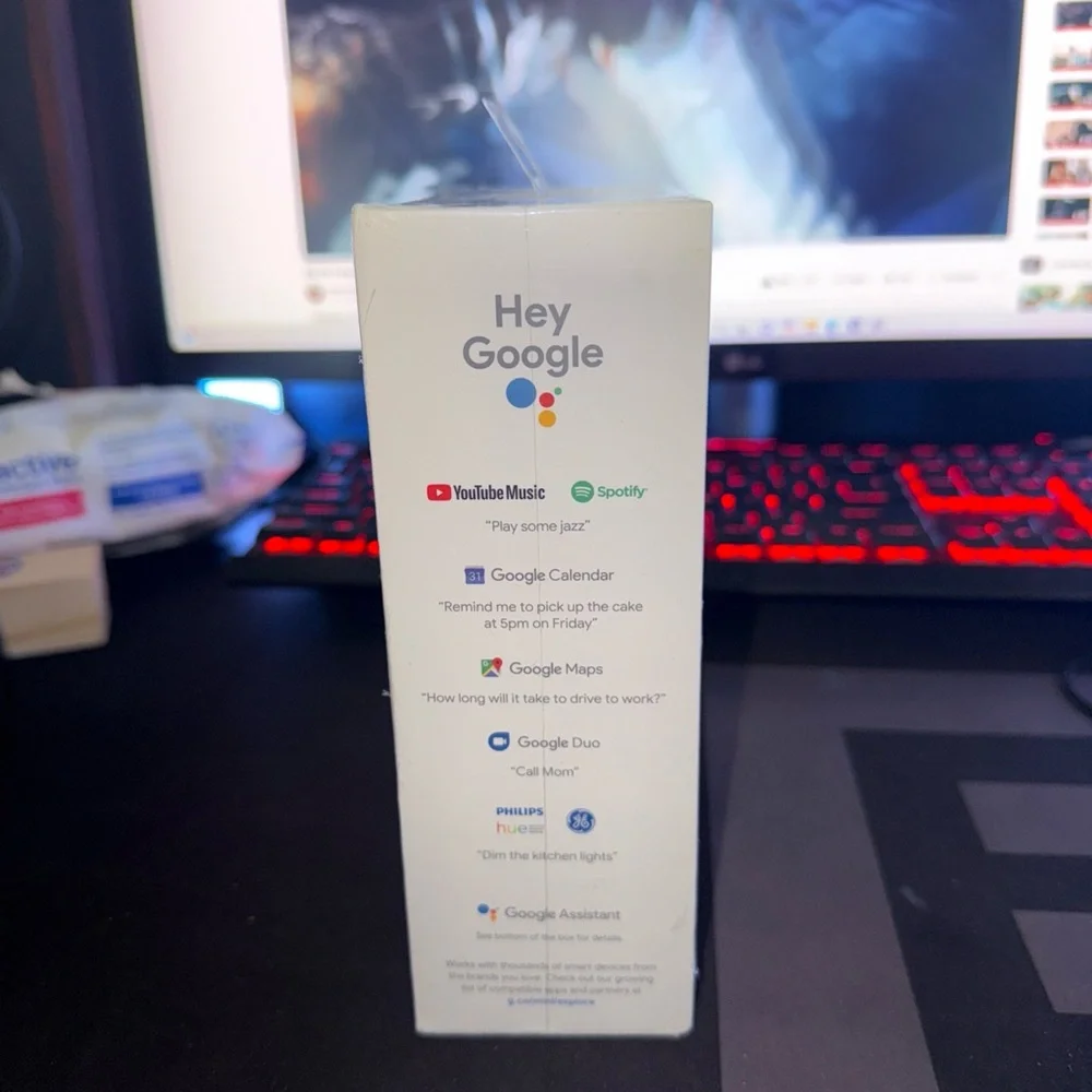 Google Smart Speaker in Soft Gray